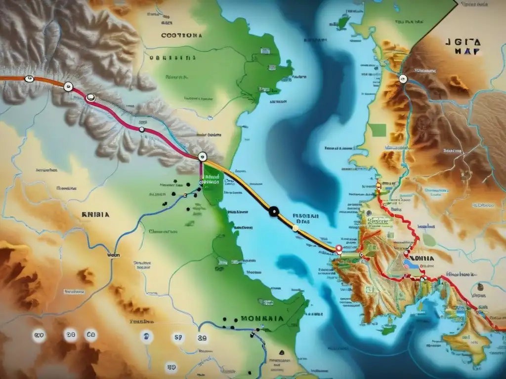 Evolución cartografía mapas antiguos: Comparación detallada de mapa antiguo y moderno del Ferrocarril Transiberiano