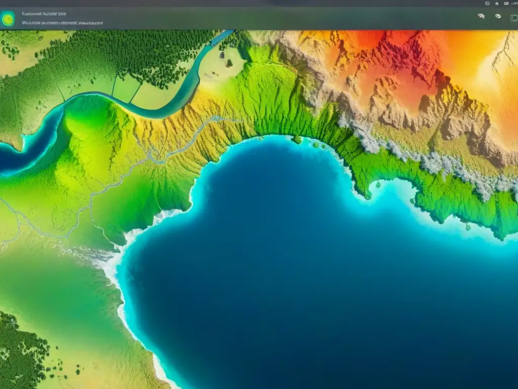 Comparativa visual entre interfaces de QGIS y ArcGIS para cartografía