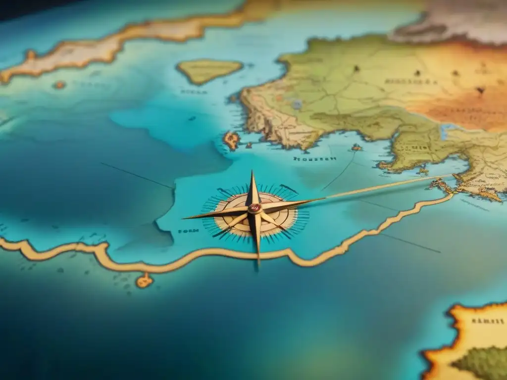 Comparación detallada entre antiguo mapa ornamental y moderno mapa digital en áreas prioritarias de conservación