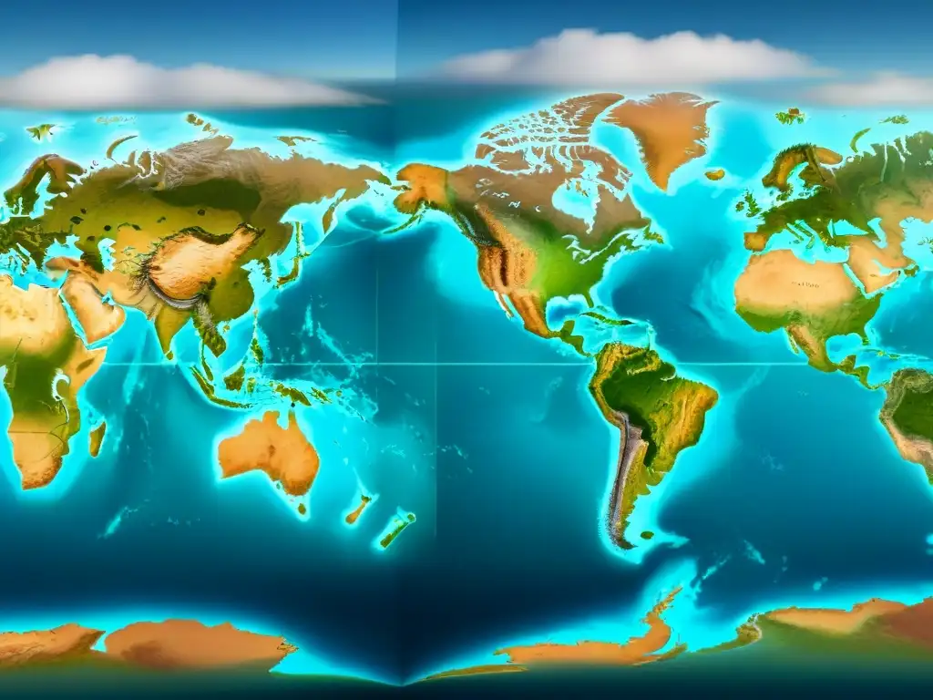 Comparación detallada de Proyección de Mercator en cartografía con otras proyecciones, resaltando distorsiones y diferencias