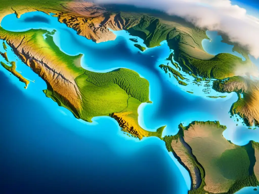 Detallado mapa sepia del mundo, resaltando la evolución cartográfica de las fronteras mundiales