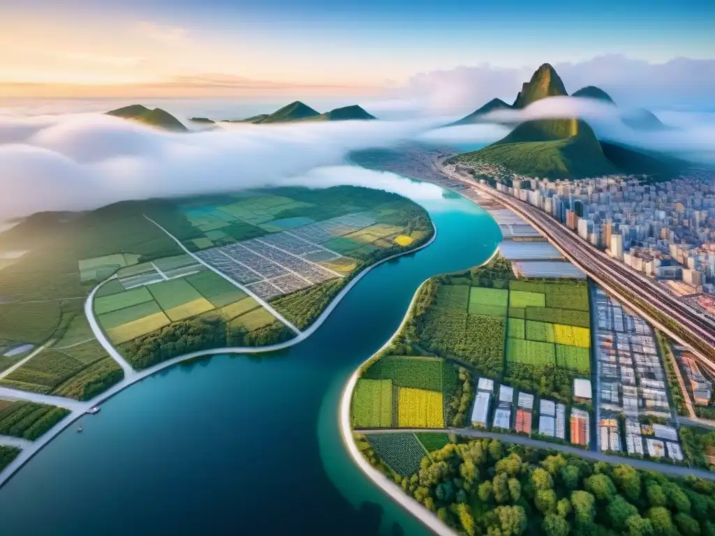 Detalle sepia: evolución cartografía digital, de papel a mapas pixelados, sectores urbanismo y transporte en fondo