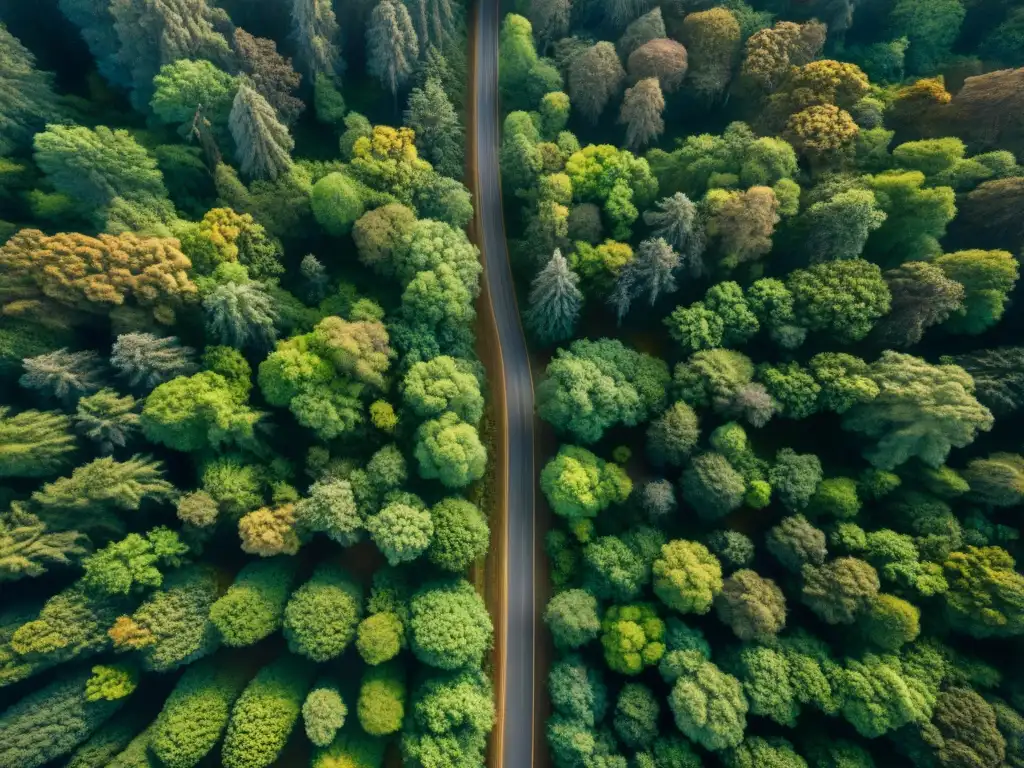 Detalle impresionante de un bosque capturado con tecnología LiDAR, revelando secretos de conservación en tonos sepia