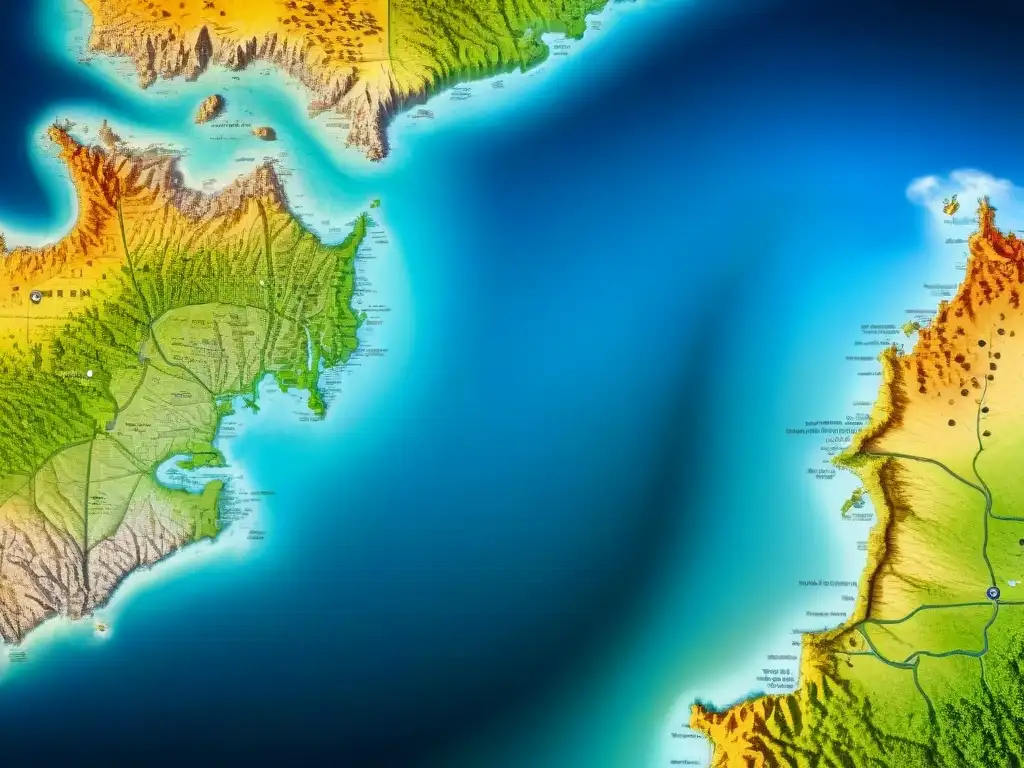 Fusión de tradición e innovación: evolución de la cartografía digital en una imagen sepia detallada