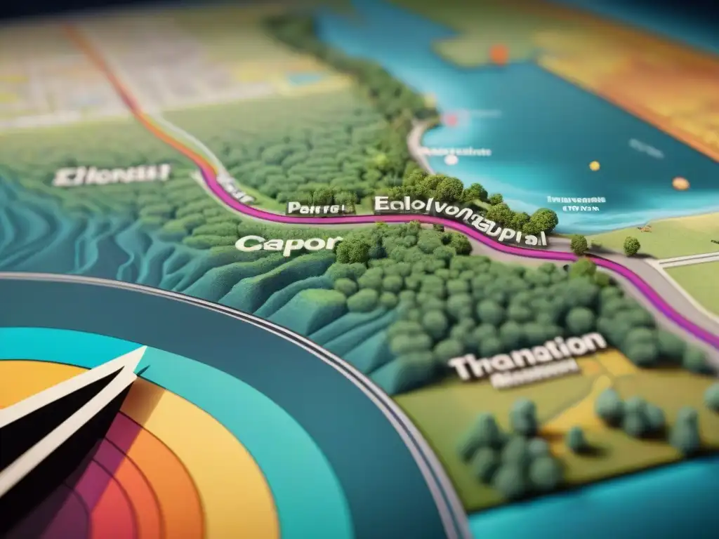 Evolución de la cartografía digital: comparación de mapa antiguo de papel y mapa digital interactivo