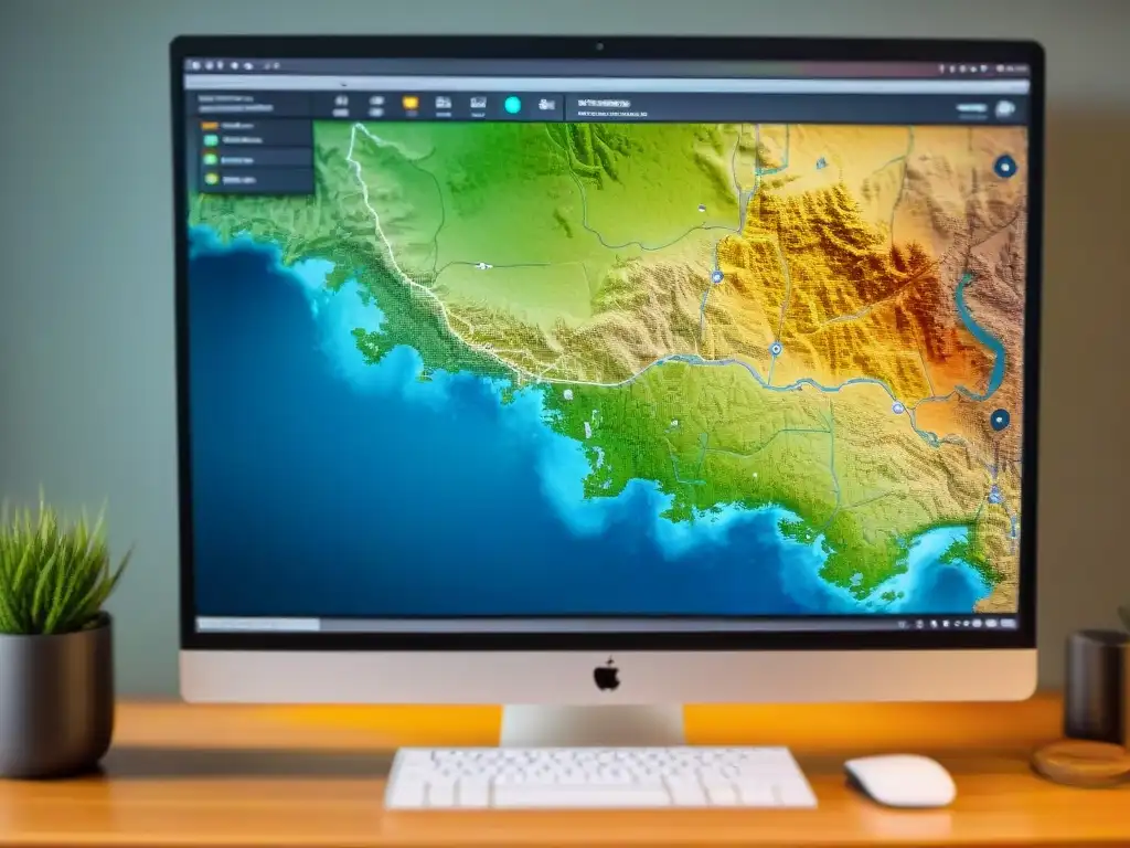 Fascinante mapa de cartografía digital: precisión y desafíos en pantalla de última generación