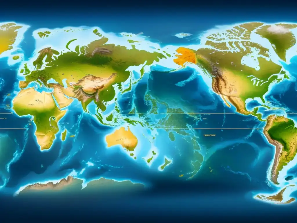 Un mapa detallado sepia en proyección Mercator: historia y controversia