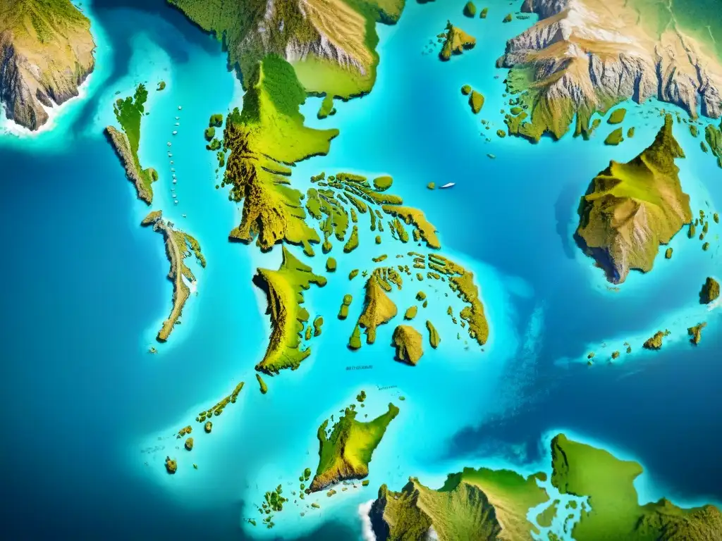 Mapa sepia detallado de Filipinas con evolución cartografía desde manuscritos antiguos a era digital