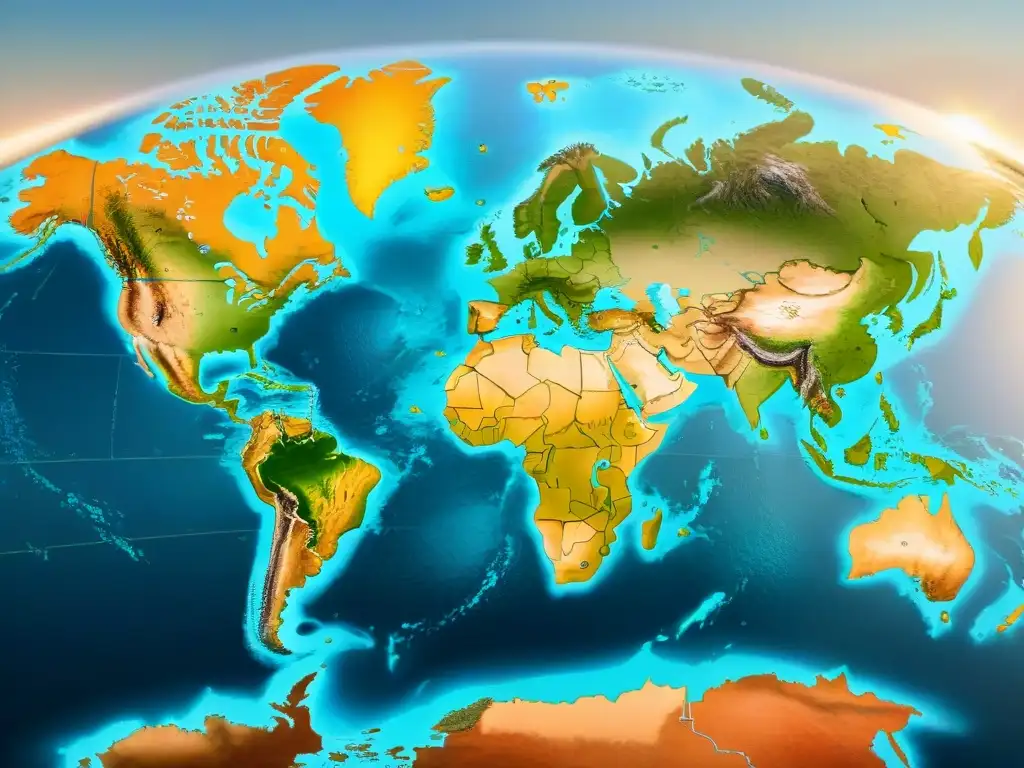 Mapa detallado sepia del mundo: fronteras e historia Mapa detallado sepia del mundo con rosa de los vientos, envejecido para resaltar la evolución de fronteras