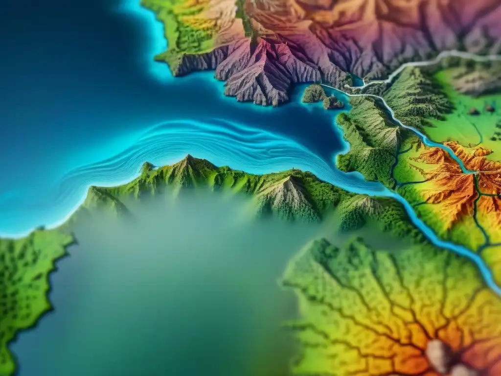 Mapa detallado sepia: la evolución de la cartografía de papel a mapas digitales, con satélites, GPS y líneas de red interconectadas