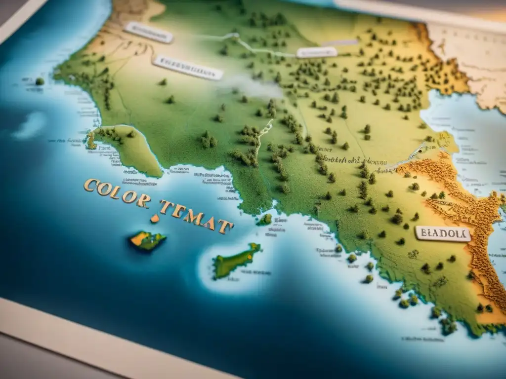 Mapa sepia detallado del siglo XVIII con límites territoriales en disputa entre países vecinos, marcados con elegante caligrafía