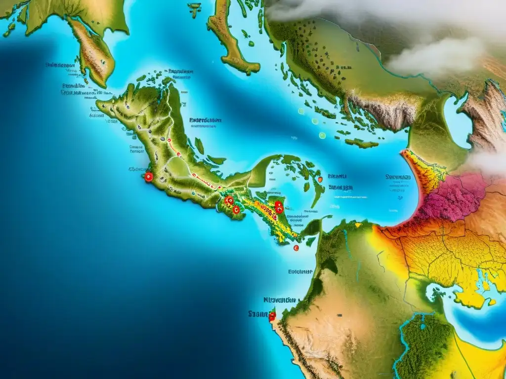 Un mapa sepia detallado fusionando la cartografía tradicional con lo digital, representando la evolución cartográfica en un mundo conectado