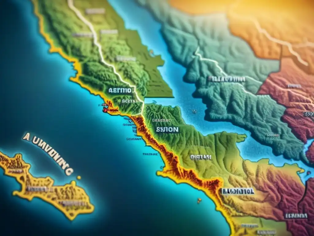 Mapa histórico en sepia detallando la propagación de una enfermedad