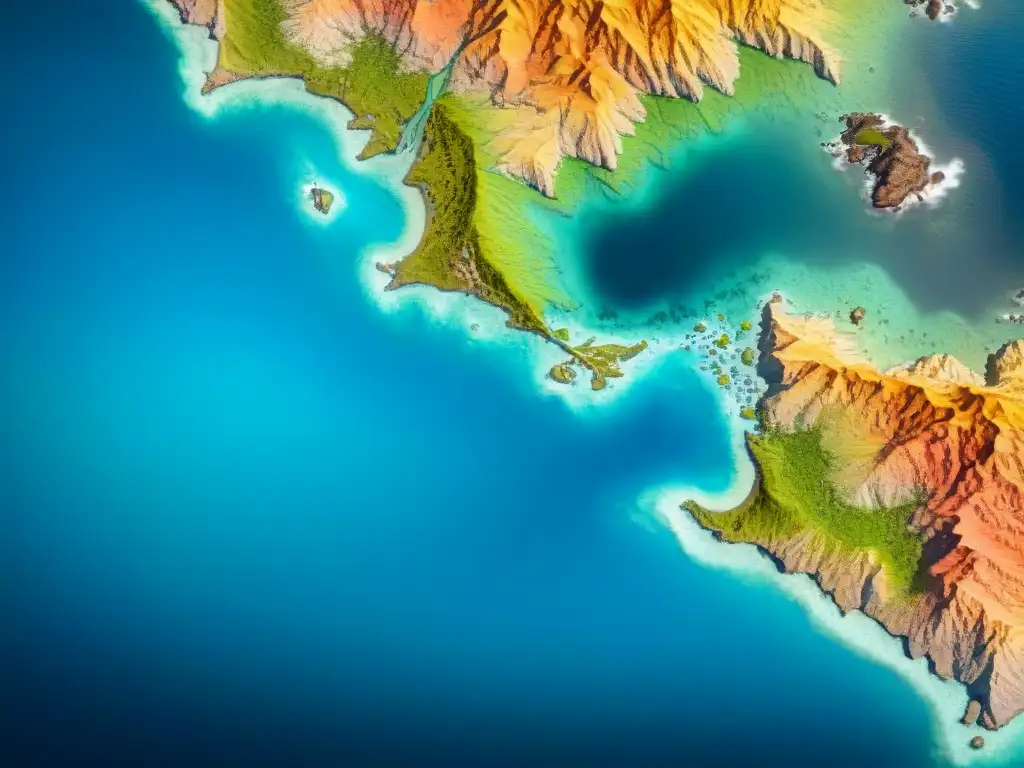 Mapa vintage detallado con transformación datos espaciales FME