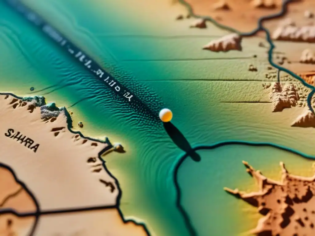 Mapas detallados muestran la evolución de la cartografía del Sahara: de manuscritos antiguos a imágenes satelitales modernas