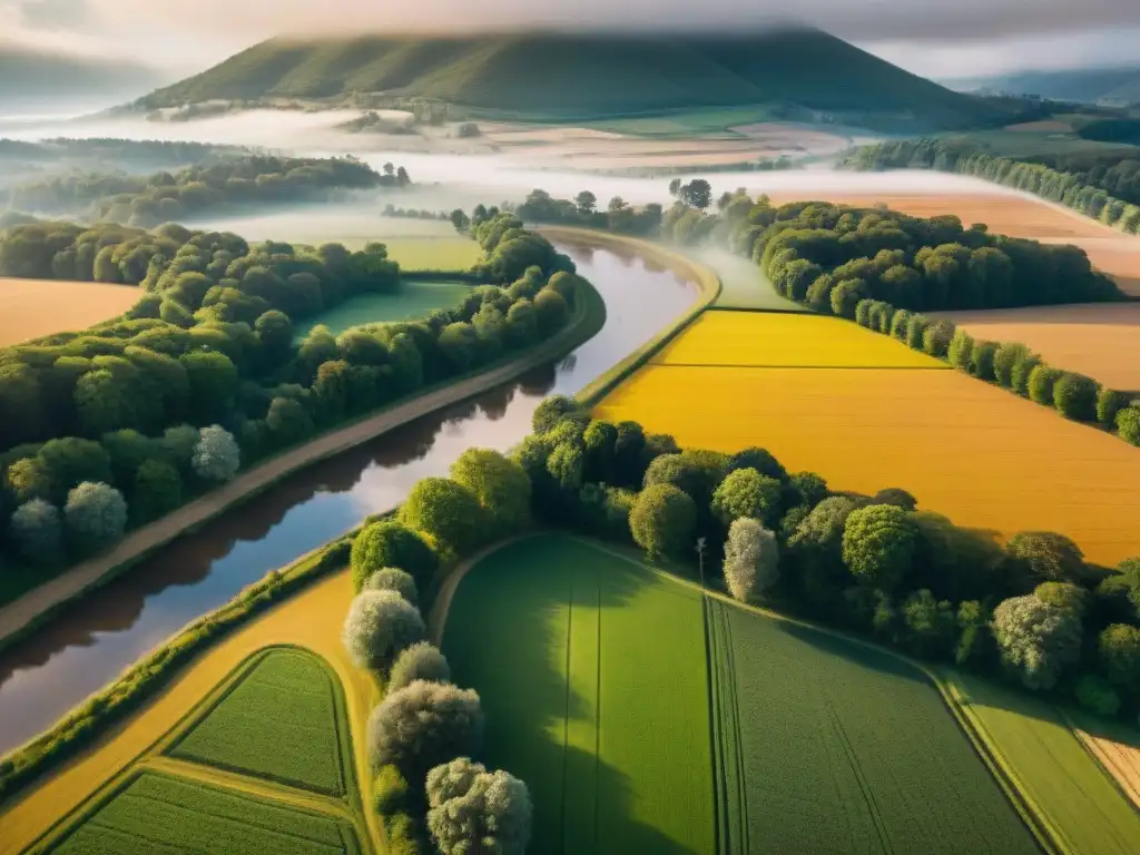 Explora el mapeo aéreo con drones costos en este paisaje sepia cautivador