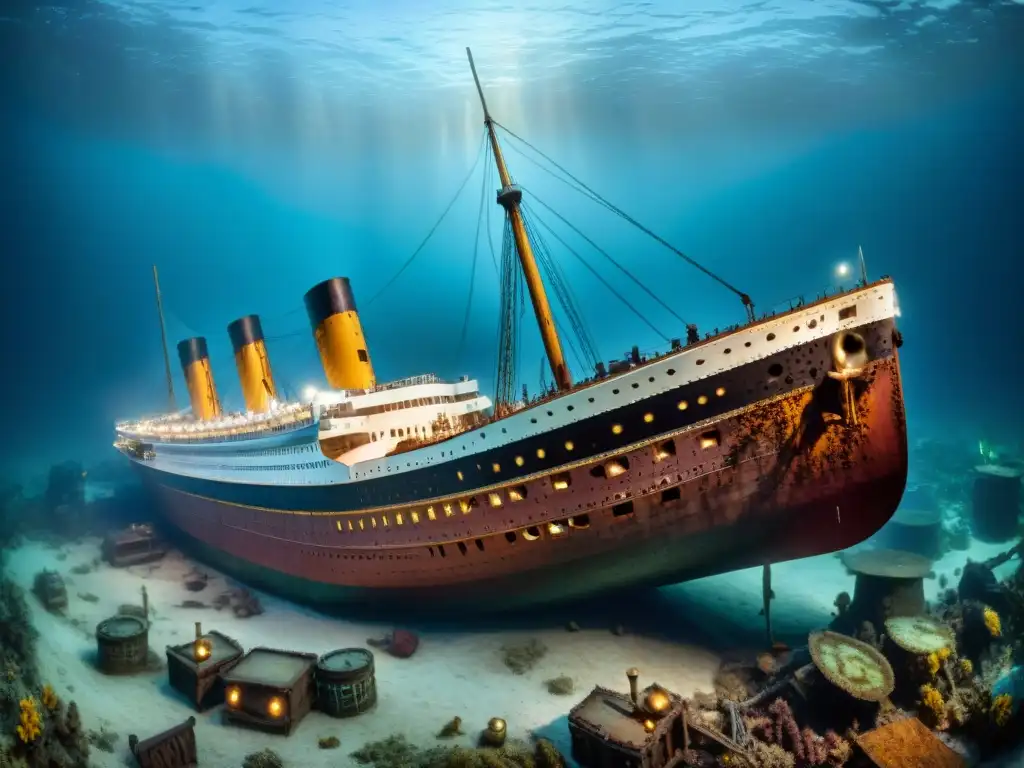 Descubre la cartografía submarina del Titanic en su misterioso lecho marino