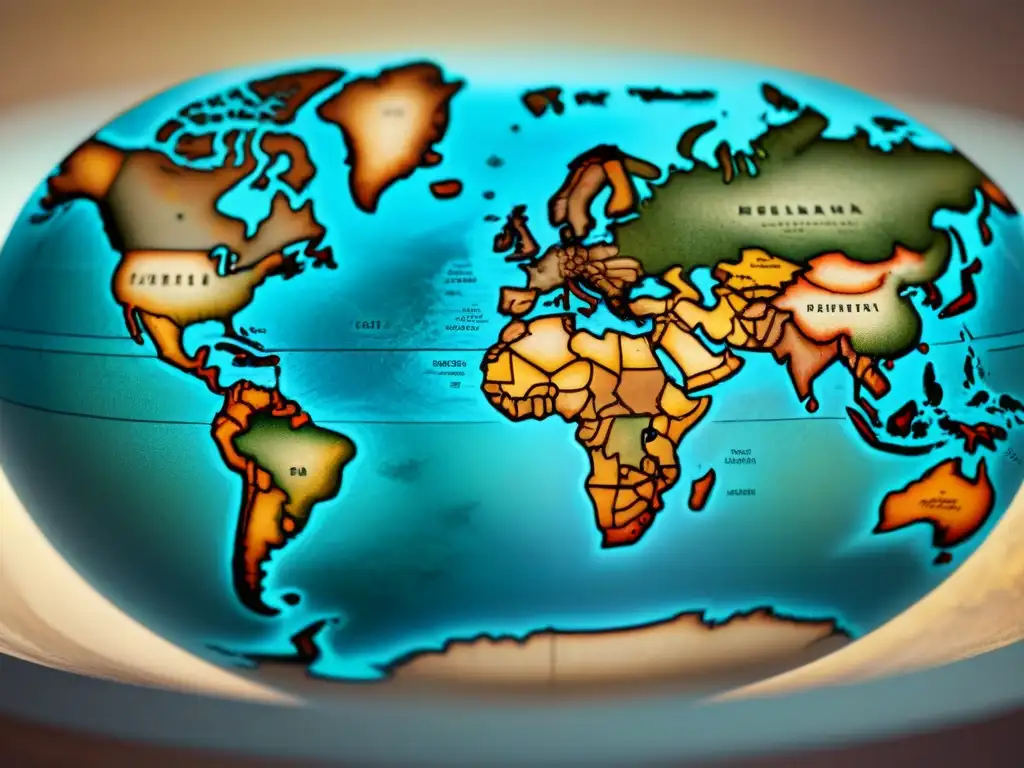 Un viaje a través de la evolución cartográfica, desde antiguos mapas hasta proyecciones 3D modernas